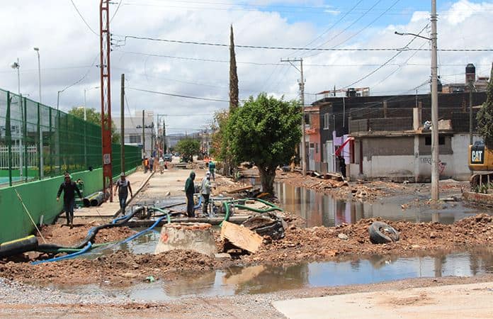 Colector Pluvial en Cactus con Avance del 65%; Prevén Entrega en Octubre